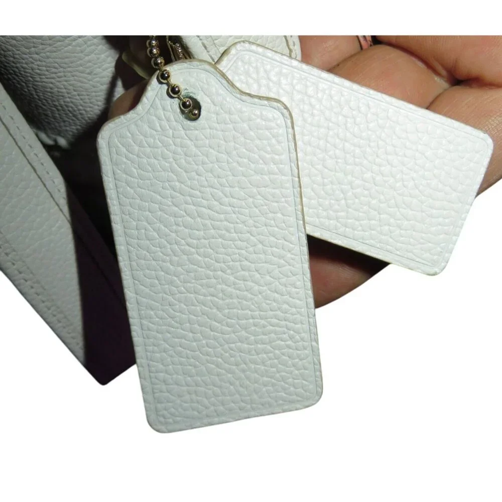 Coach 2015 Leather Chain Whiplash Whipstitch Crossbody Mini Duffle Bag 35373 - Picture 10 of 14